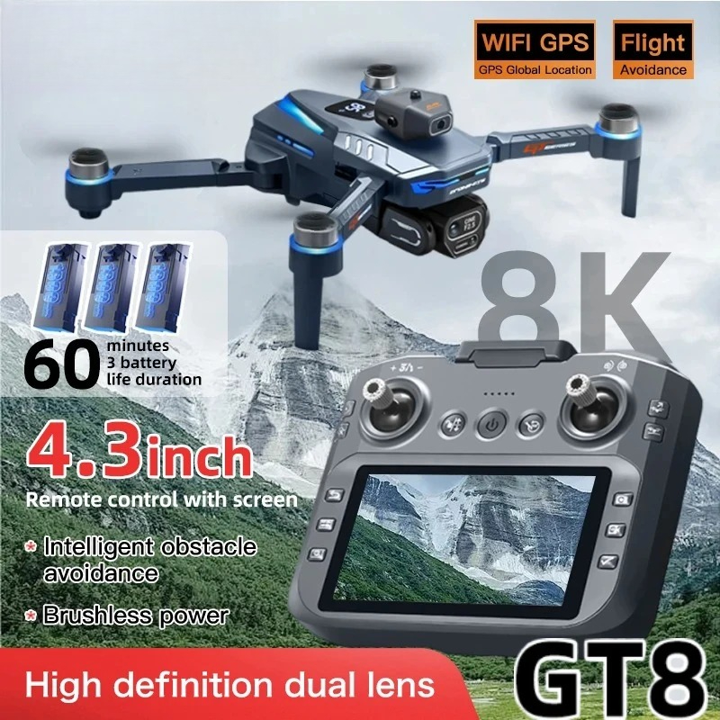 Jjrc Drone X12 - Оригинальный дрон GT8 8K с профессиональной