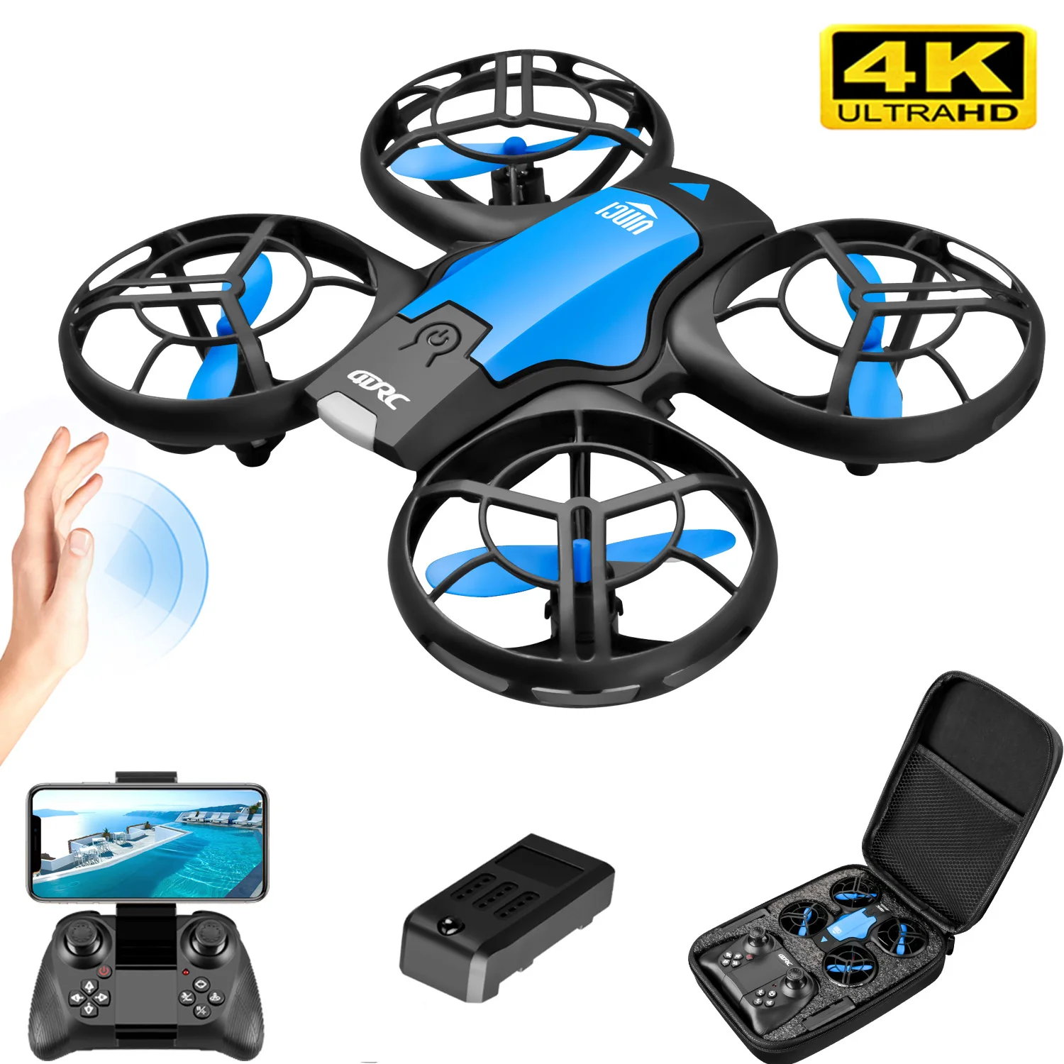 Новый мини-дрон V8 с камерой 4 – обзор и цена Drone Ae Rc