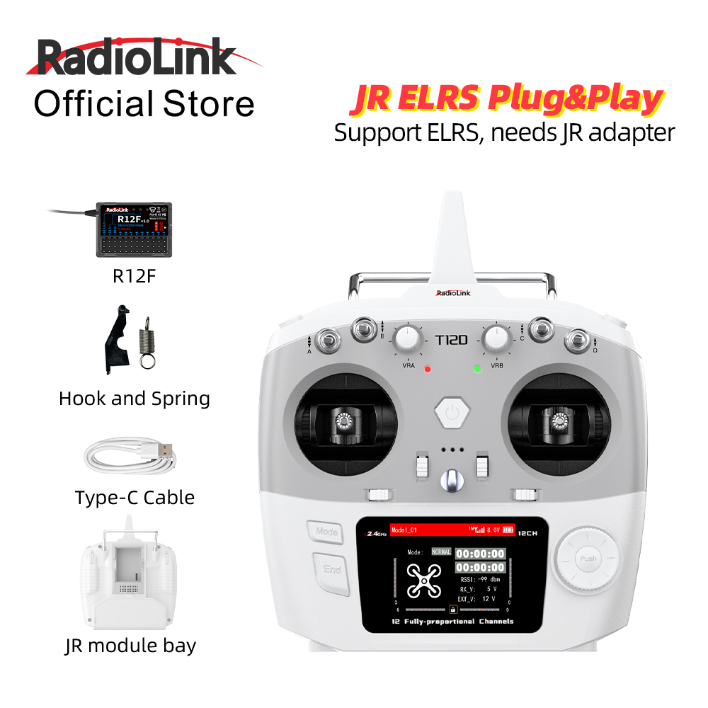 Модуль RadioLink T12D JR 12-ка – обзор и цена Drone Rc Leading